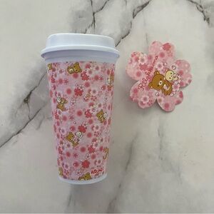 San-X Rilakkuma Plastic Tumbler Cup 16 oz